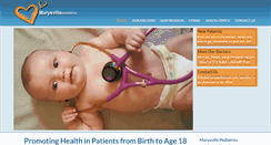 Desktop Screenshot of marysvillepediatrics.com